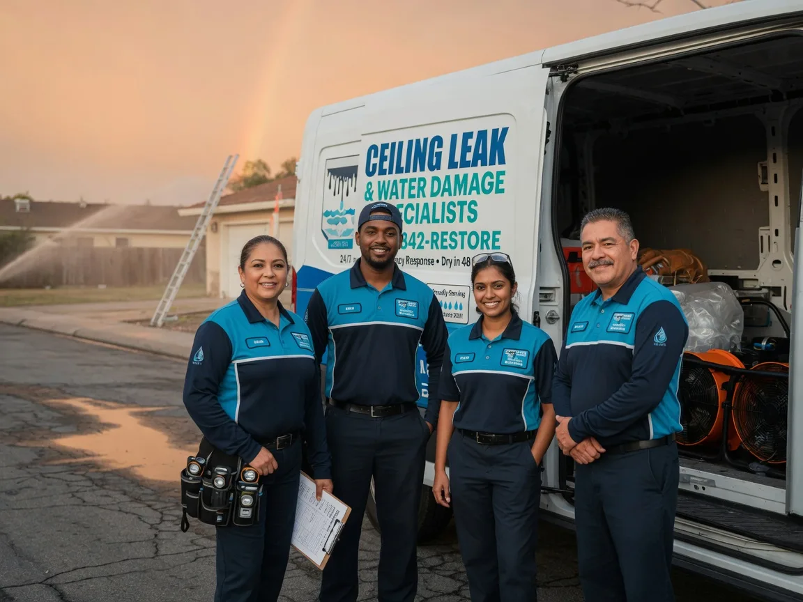 Ceiling Leak Cleanup company in Ideal, GA